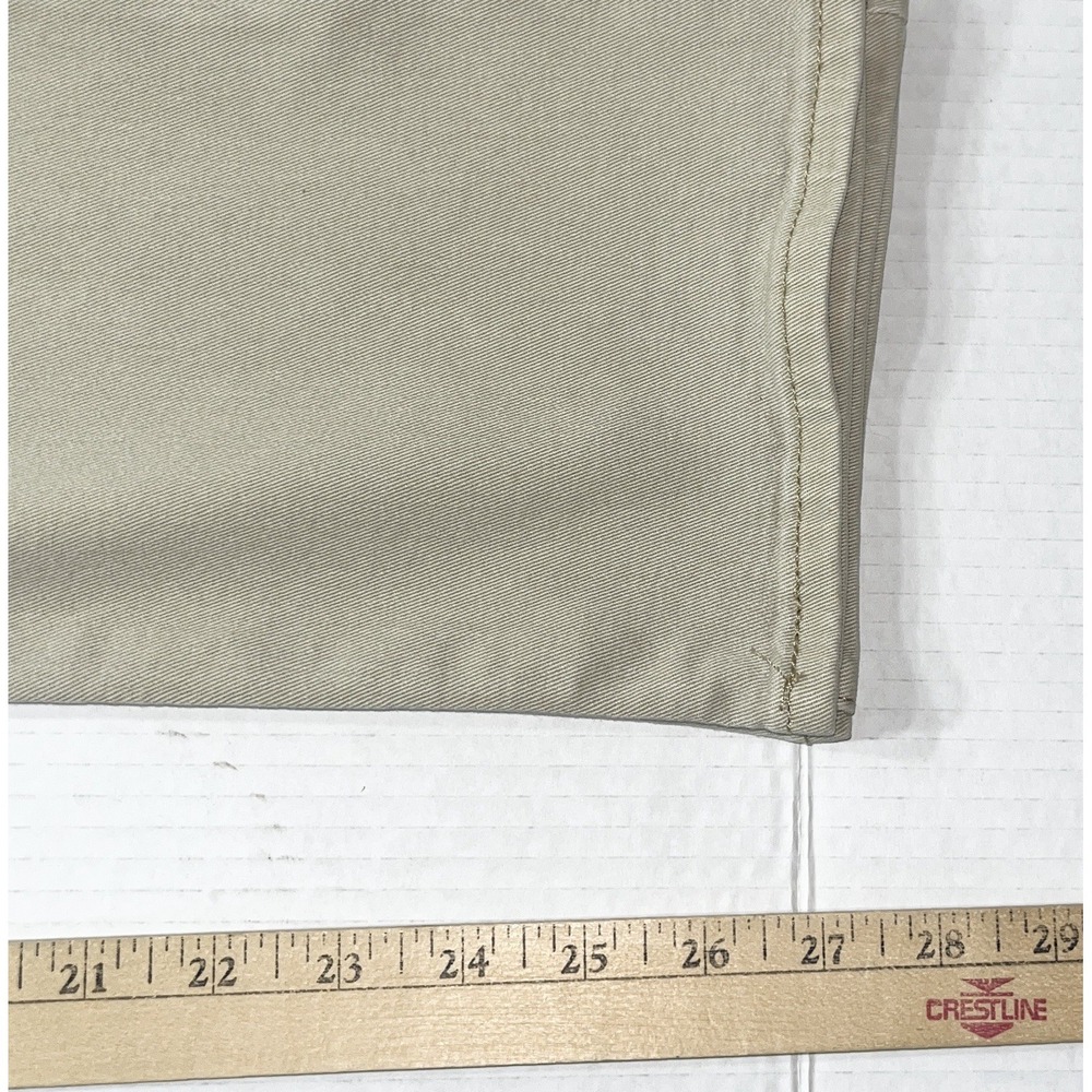 Levi's Classic Straight Jeans Women's 10 Tan Beige Stretch Preppy Equestrian - Picture 6 of 6